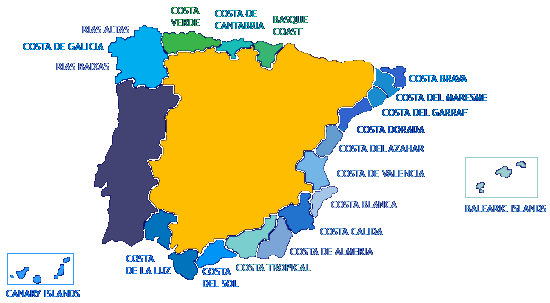 The Coasts and Beaches of Spain