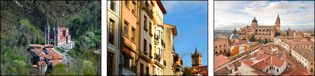 Circuito Norte de Espaa: Covadonga, Oviedo, Salamanca