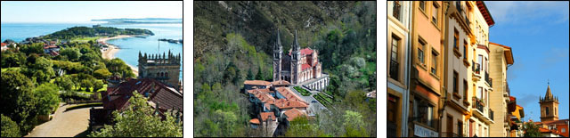 Circuito Espaa y Portugal: Santander, Covadonga, Oviedo