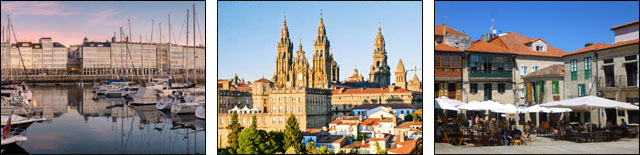 Tour Spain and Portugal: La Corua, Santiago de Compostela, Pontevedra